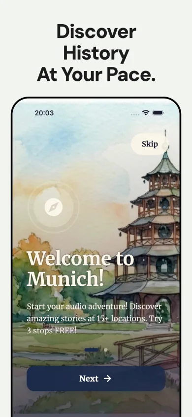 Download once, explore at your pace