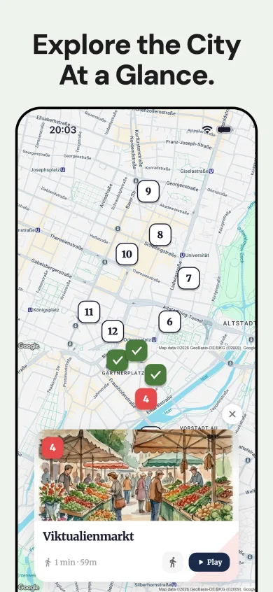 GPS map triggers audio as you walk